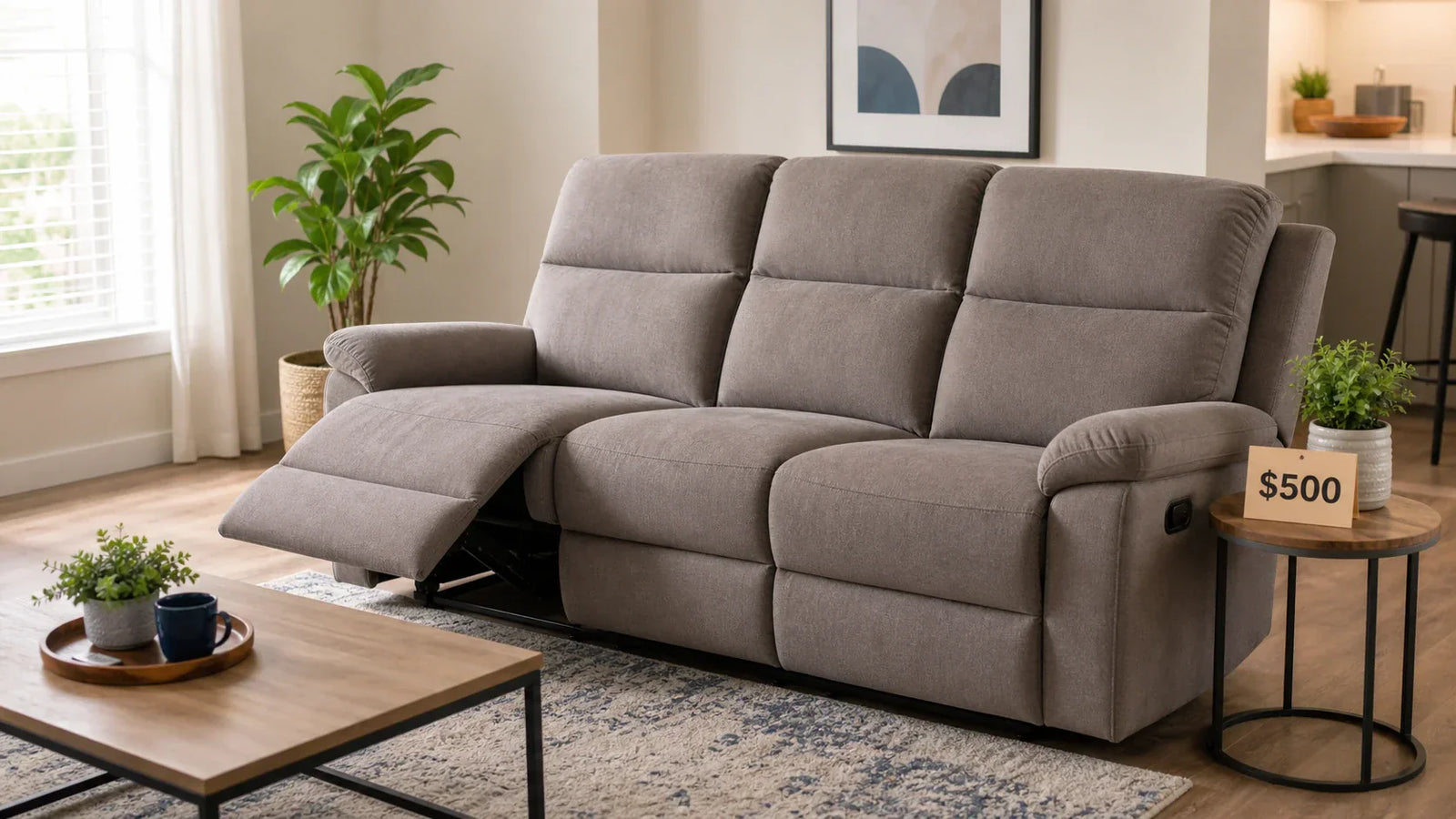 Can You Get a 3 Seater Recliner Sofa Under $500? What to Expect