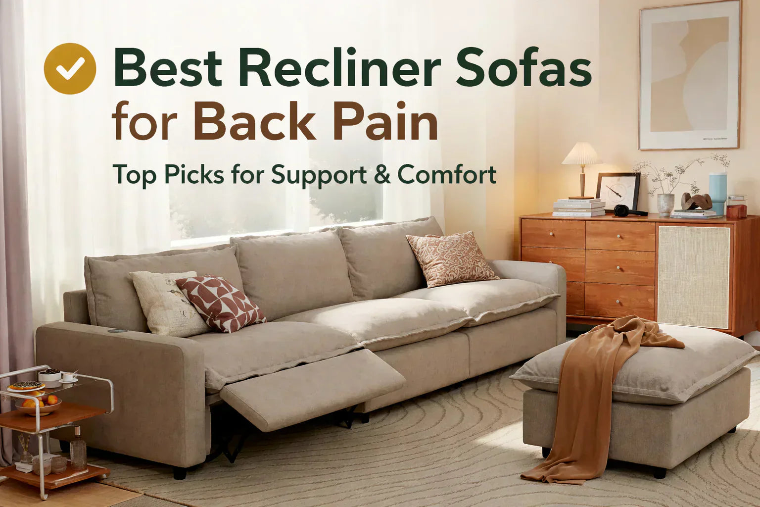 Best Recliner Sofas for Back Pain — Analyzed Compared & Ranked
