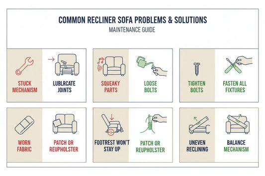 Common Recliner Sofa Problems and How to Fix Them