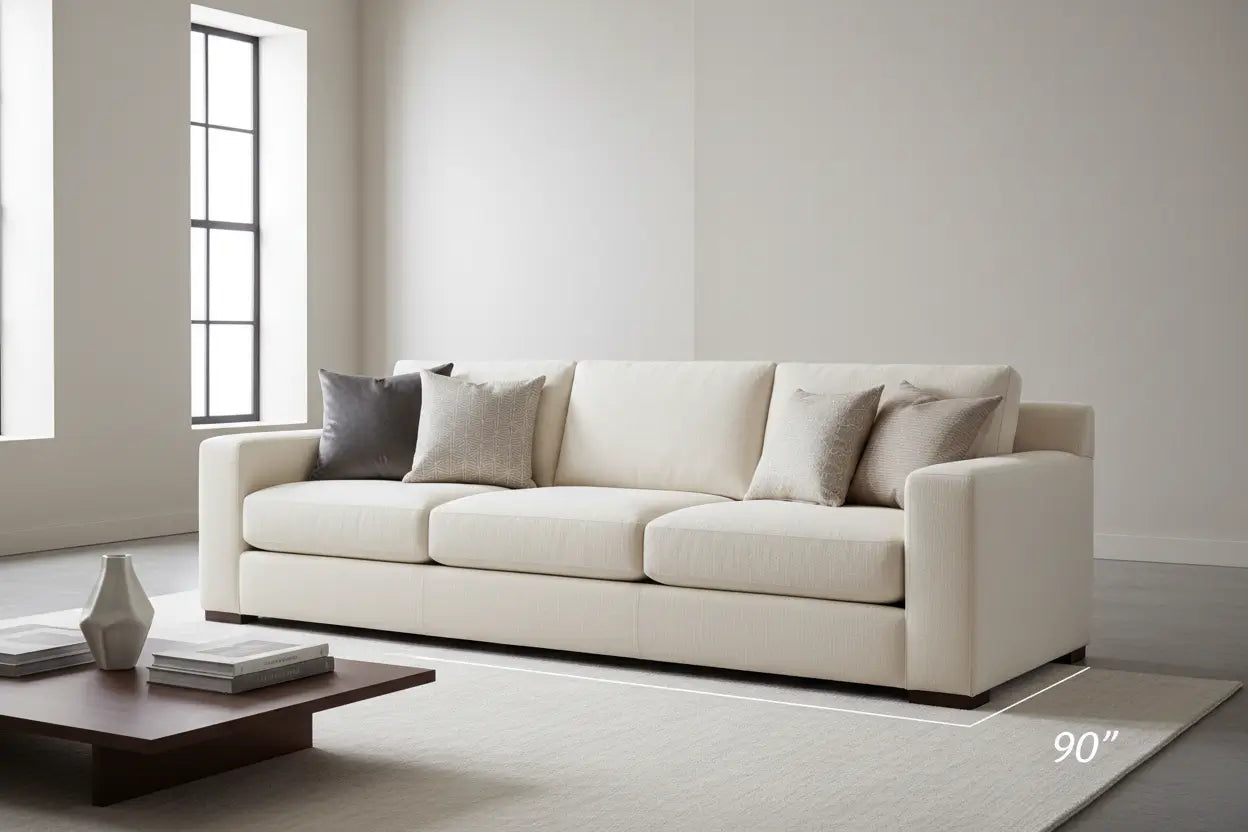 Is a 90 Inch Sofa Too Big for a Living Room?