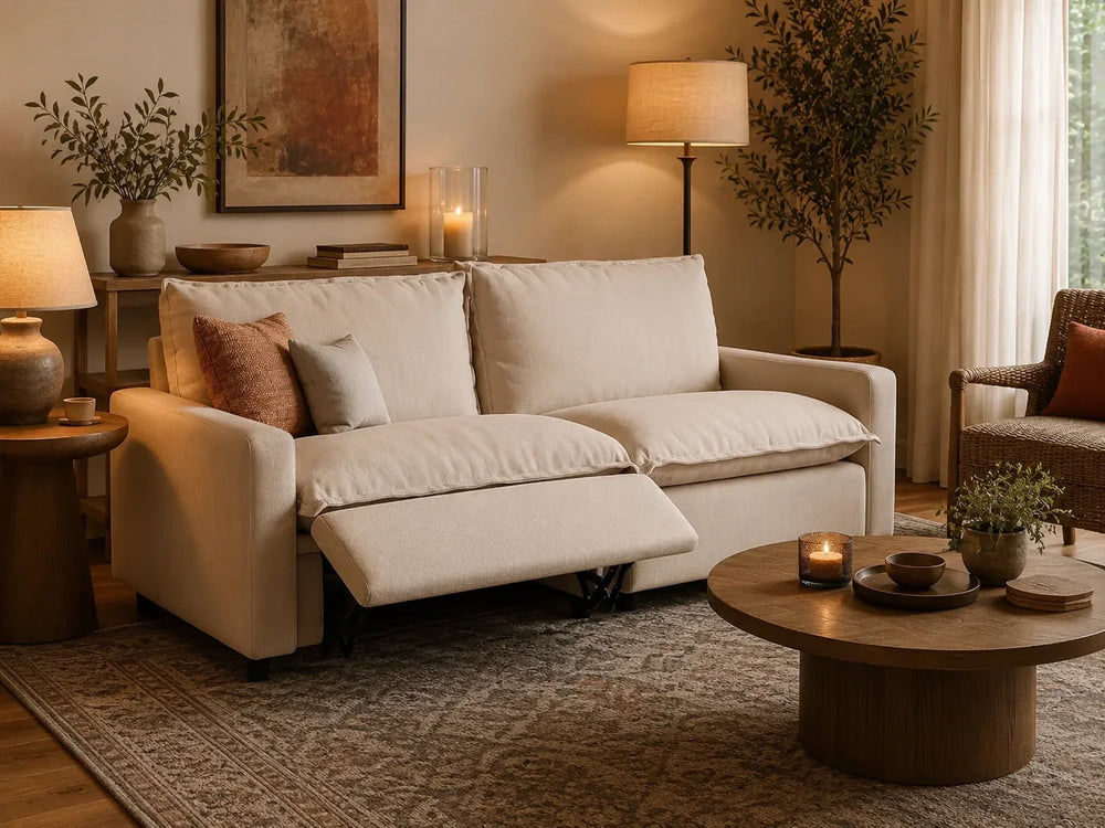 How to Decorate With a Reclining Sofa