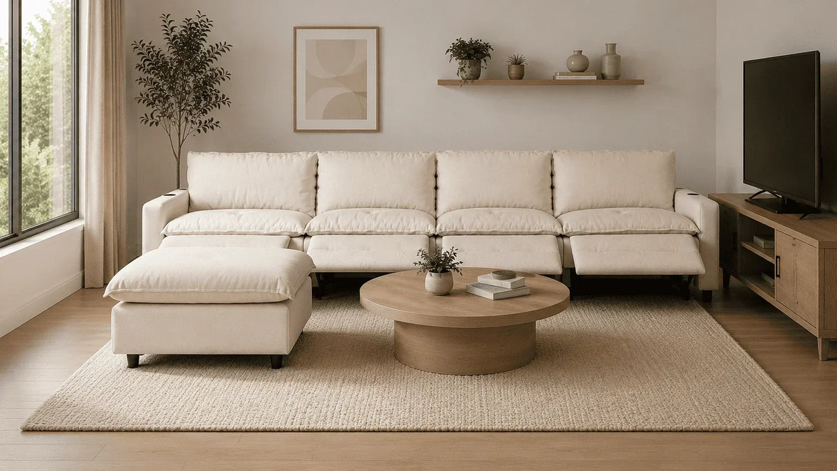 How to Fit a Reclining Sectional in a Small Living Room
