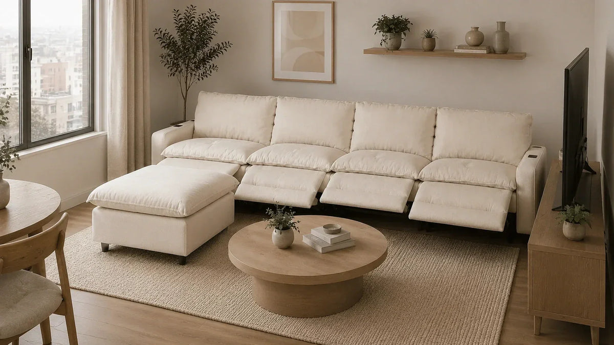 Small Reclining Sectional Layout Ideas for Apartments