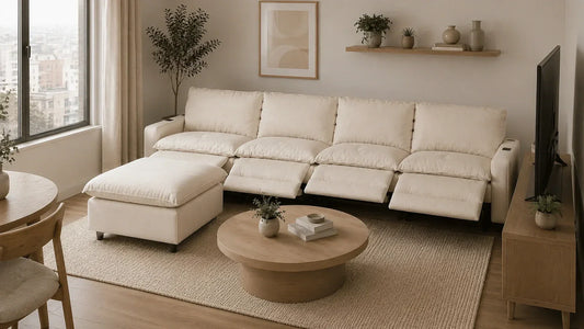 Small Reclining Sectional Layout Ideas for Apartments