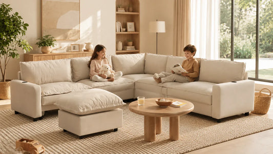Are water-resistant sofas suitable for households with kids?