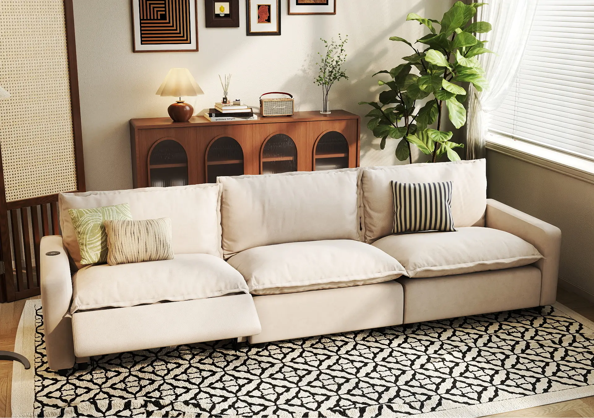 3 Seater Recliner Sofas