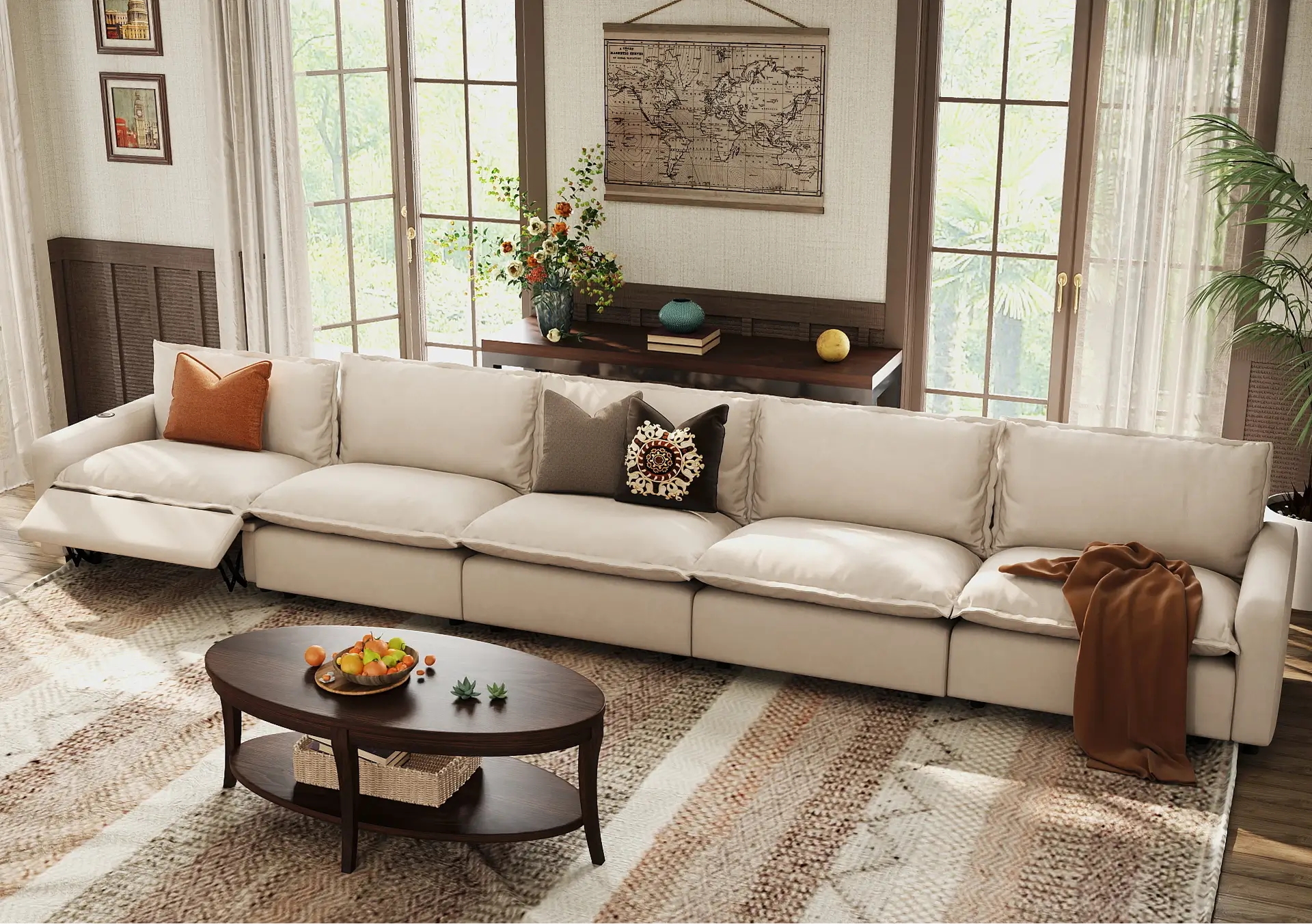 5-Seater Reclining Sofas
