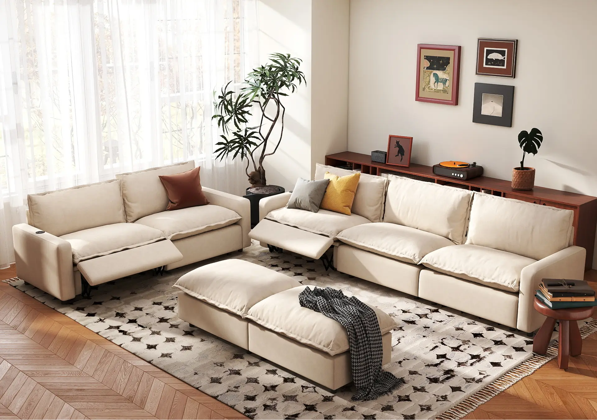 7-Seater Reclining Sofas