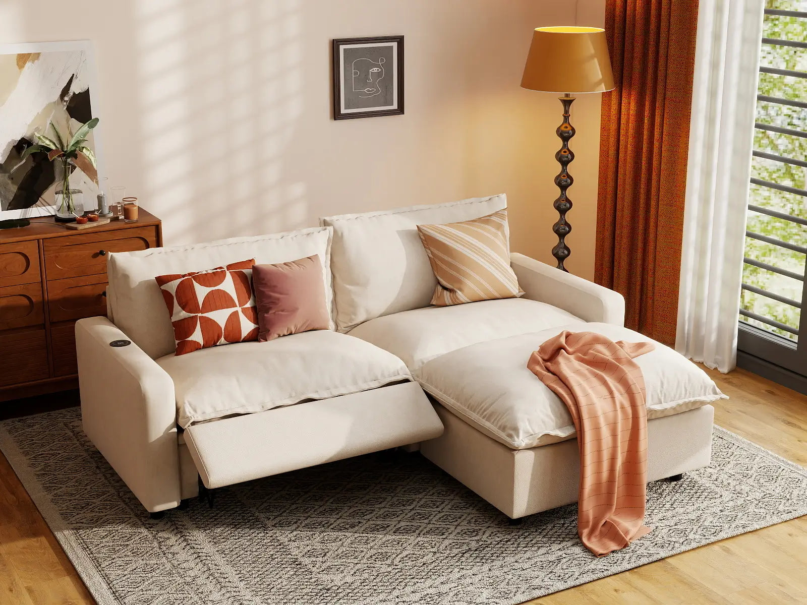 Reclining Sectional With Chaise