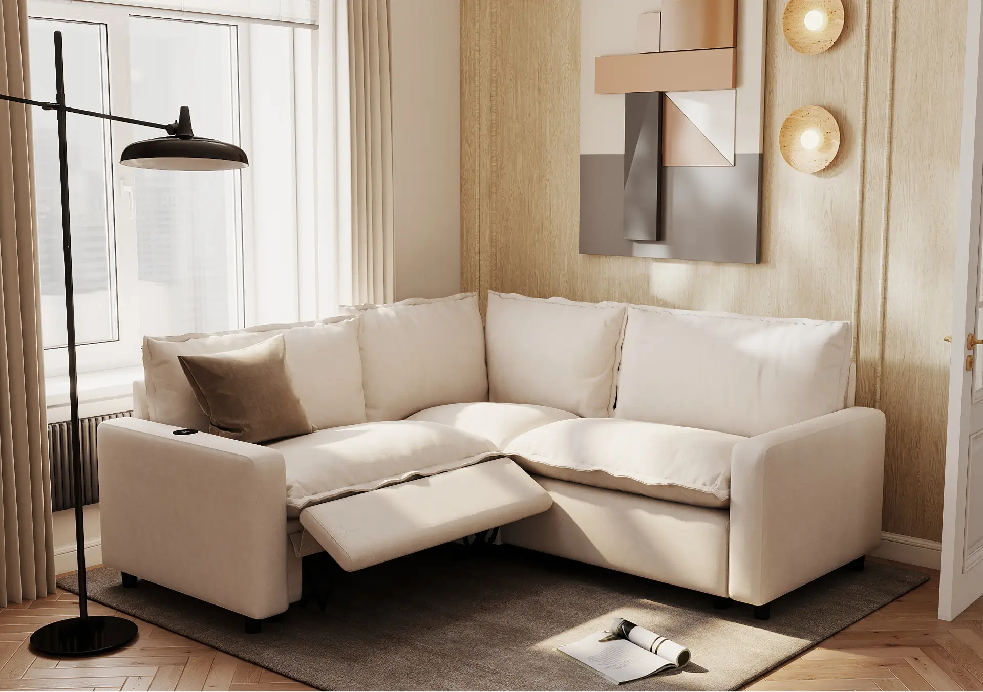Reclining Corner Sectional
