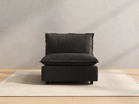 1 Piece Grey Linen Flex Nook Single Sofa 1 Seater 3 d4af0737 a9ac 458e 81d3 0dc4a74dd000