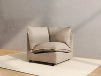 1 Piece Khaki Linen Flex Nook Single Sofa 1 Seater 4 d542d442 7244 4745 b227 7d3ccb4efc47