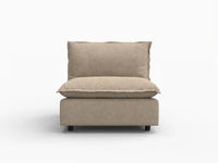 1 Piece Khaki Linen Small Space Single Sofa 1 Seater 2 d8d89c13 6a65 42e7 9b00 31c11f77dccf