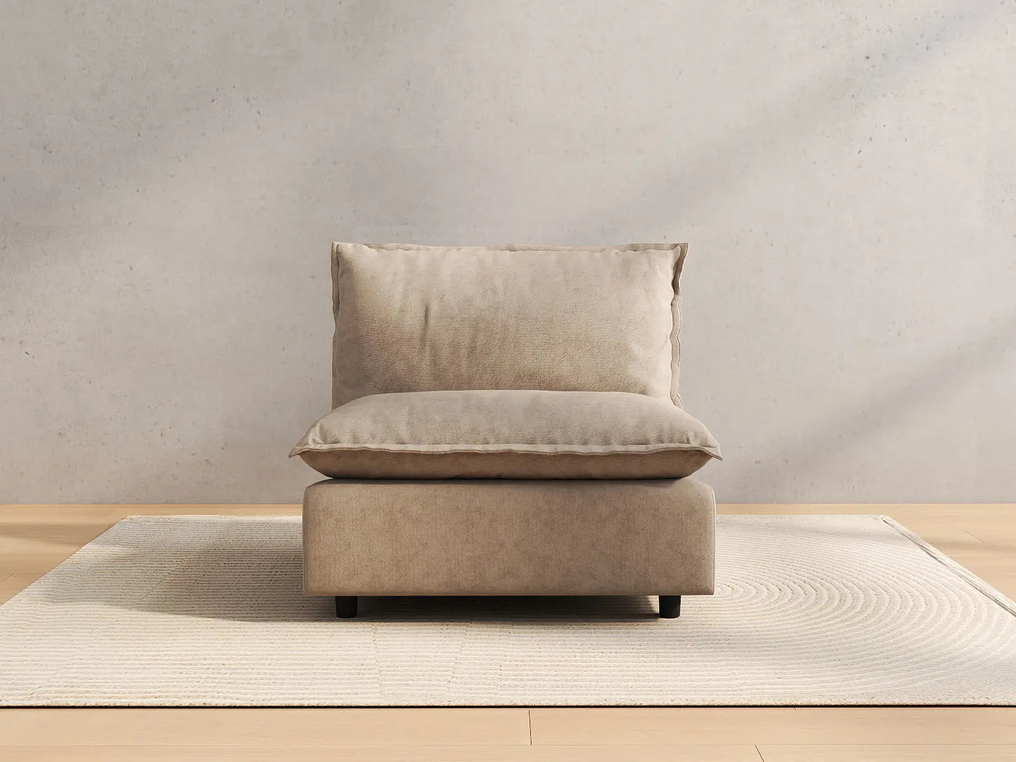 1 Piece Khaki Linen Small Space Single Sofa 1 Seater 3 41b8cc13 bc44 4f67 918b cd69b766349e