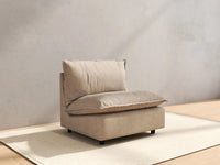 1 Piece Khaki Linen Small Space Single Sofa 1 Seater 4 a0ea8a45 3e28 492b a197 cad16d4a6626