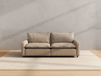Modular Cero Modular Sectionals | 2-Piece Khaki Linen Flex Nook Loveseats 2-Seater