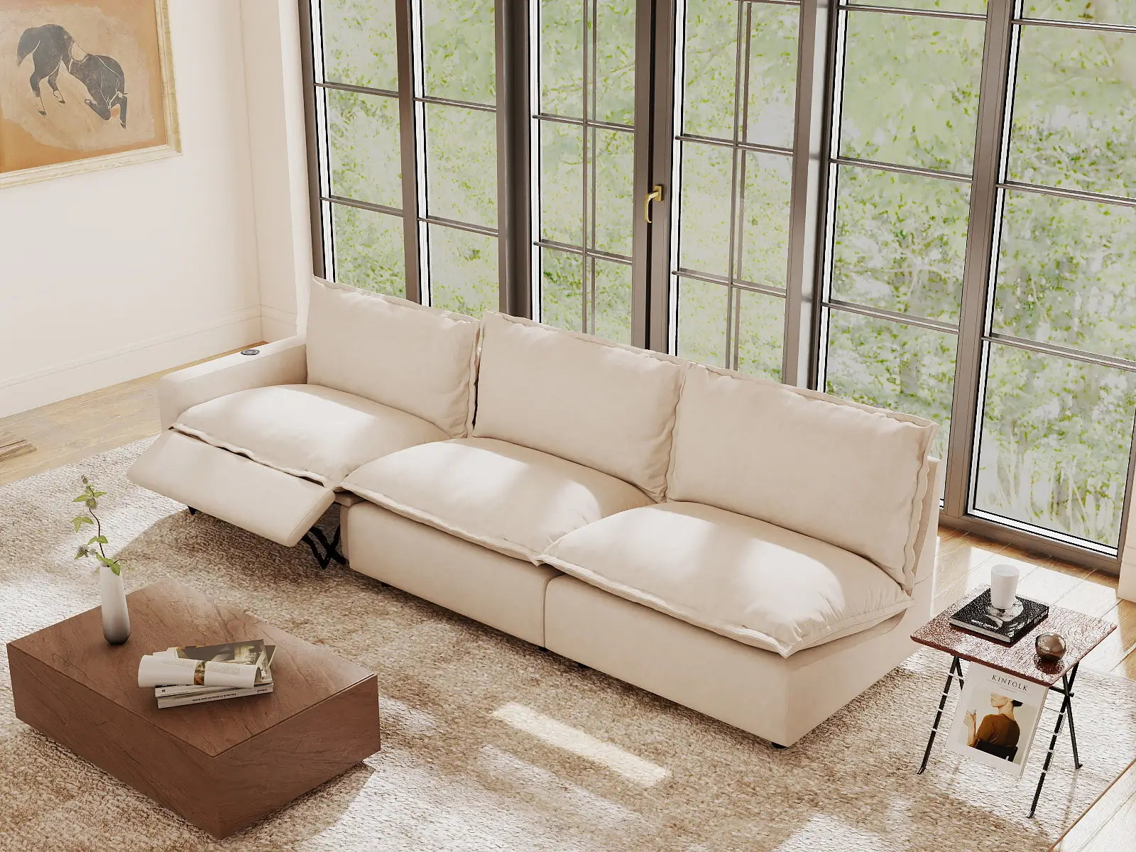 3 Piece Beige Linen Home Living Couch Sectionals 3 Seater 1 d9965718 bbfb 4fd8 8633 e76e3fab11c7