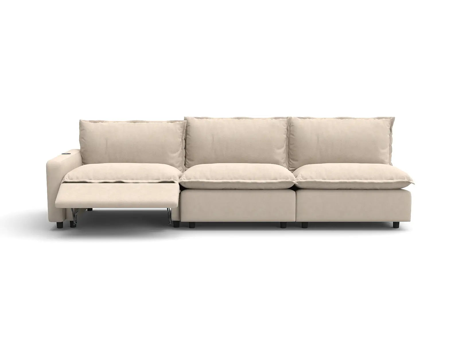 3 Piece Beige Linen Home Living Couch Sectionals 3 Seater 3 39038f8c bd6d 4767 8990 ab733ced3741