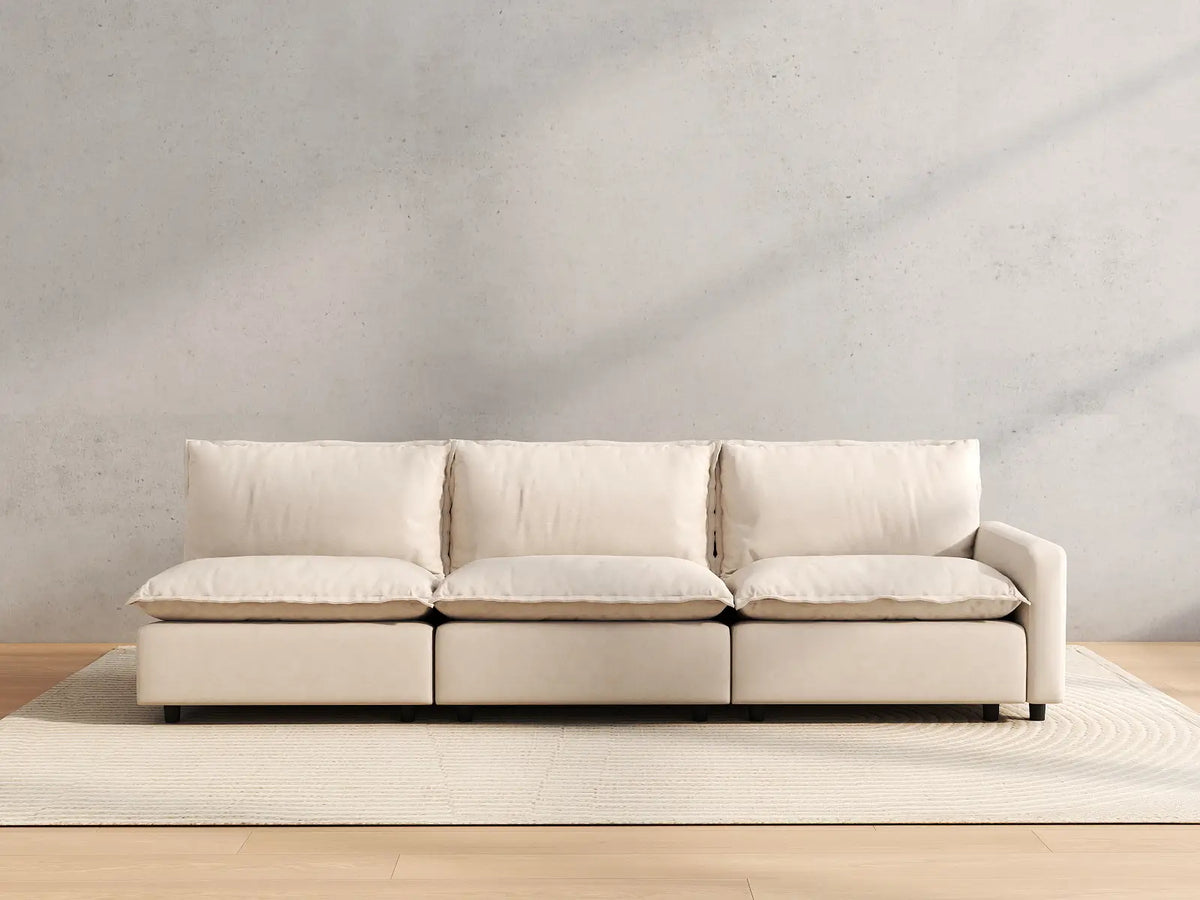 3 Piece Beige Linen Home Living Couch Sectionals 3 Seater 3 c49d709f 9d07 4766 9b06 8f2e79eb79ff