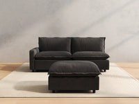 3 Piece Grey Linen Home Living Chaise Sectionals 2 Seater with 1 Ottoman 4 35e50b7c 2cd5 47fd 99b2 e13b3a55da45