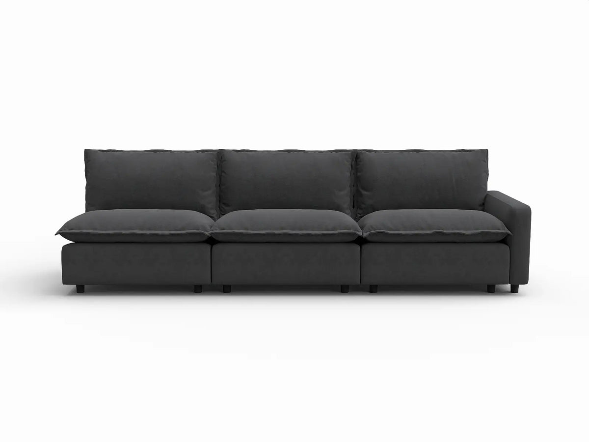 3 Piece Grey Linen Home Living Couch Sectionals 3 Seater 2 21900cd1 cc83 4d57 b054 21652d6fa333