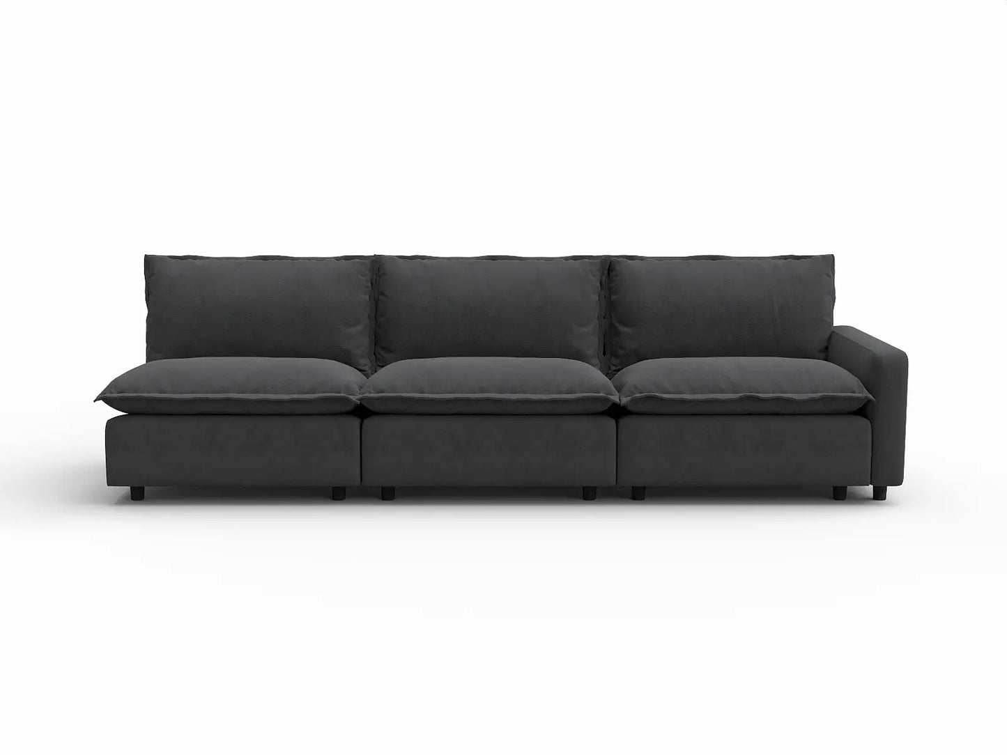 3 Piece Grey Linen Home Living Couch Sectionals 3 Seater 2 21900cd1 cc83 4d57 b054 21652d6fa333