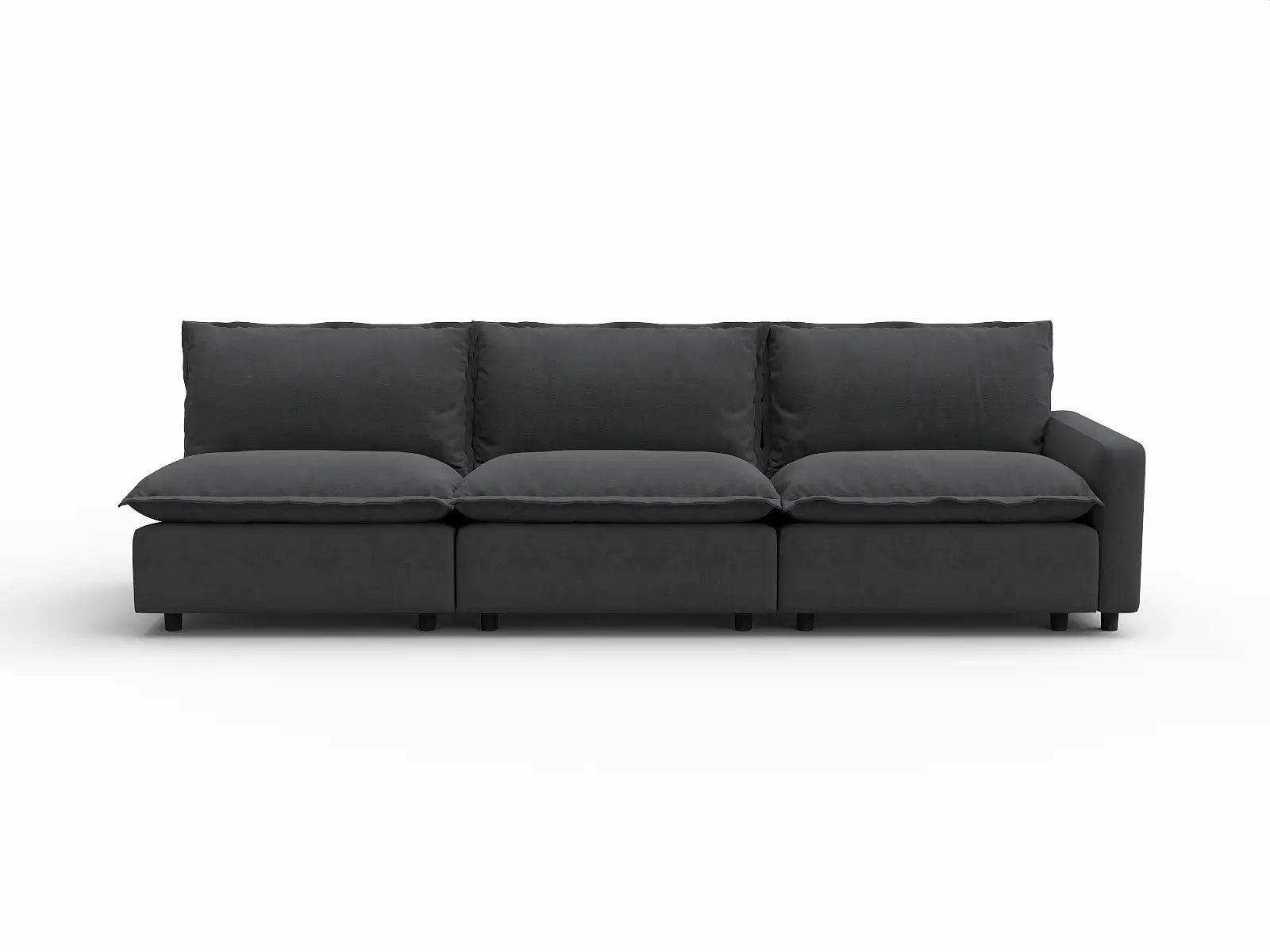 3 Piece Grey Linen Home Living Couch Sectionals 3 Seater 2 21900cd1 cc83 4d57 b054 21652d6fa333