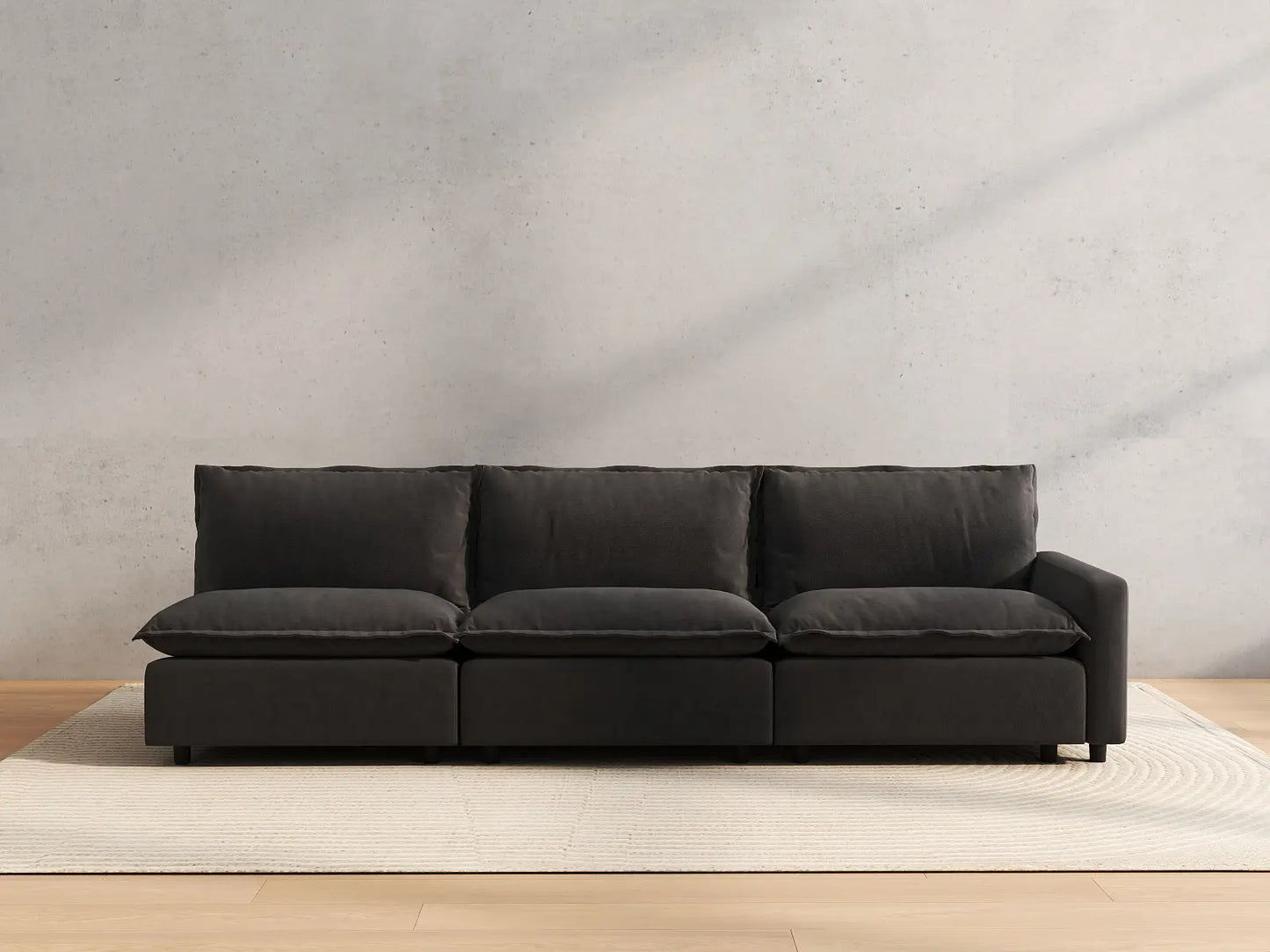 3 Piece Grey Linen Home Living Couch Sectionals 3 Seater 3 a4f384b5 8aad 43c0 a42c 97f4bb929278