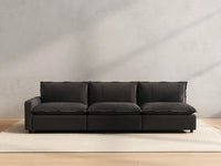 3 Piece Grey Linen Home Living Couch Sectionals 3 Seater 4