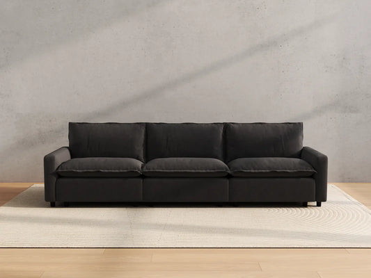 Modular Cero Modular Sectionals | 3-Piece Grey Linen Home Living Couch Sectionals 3-Seater