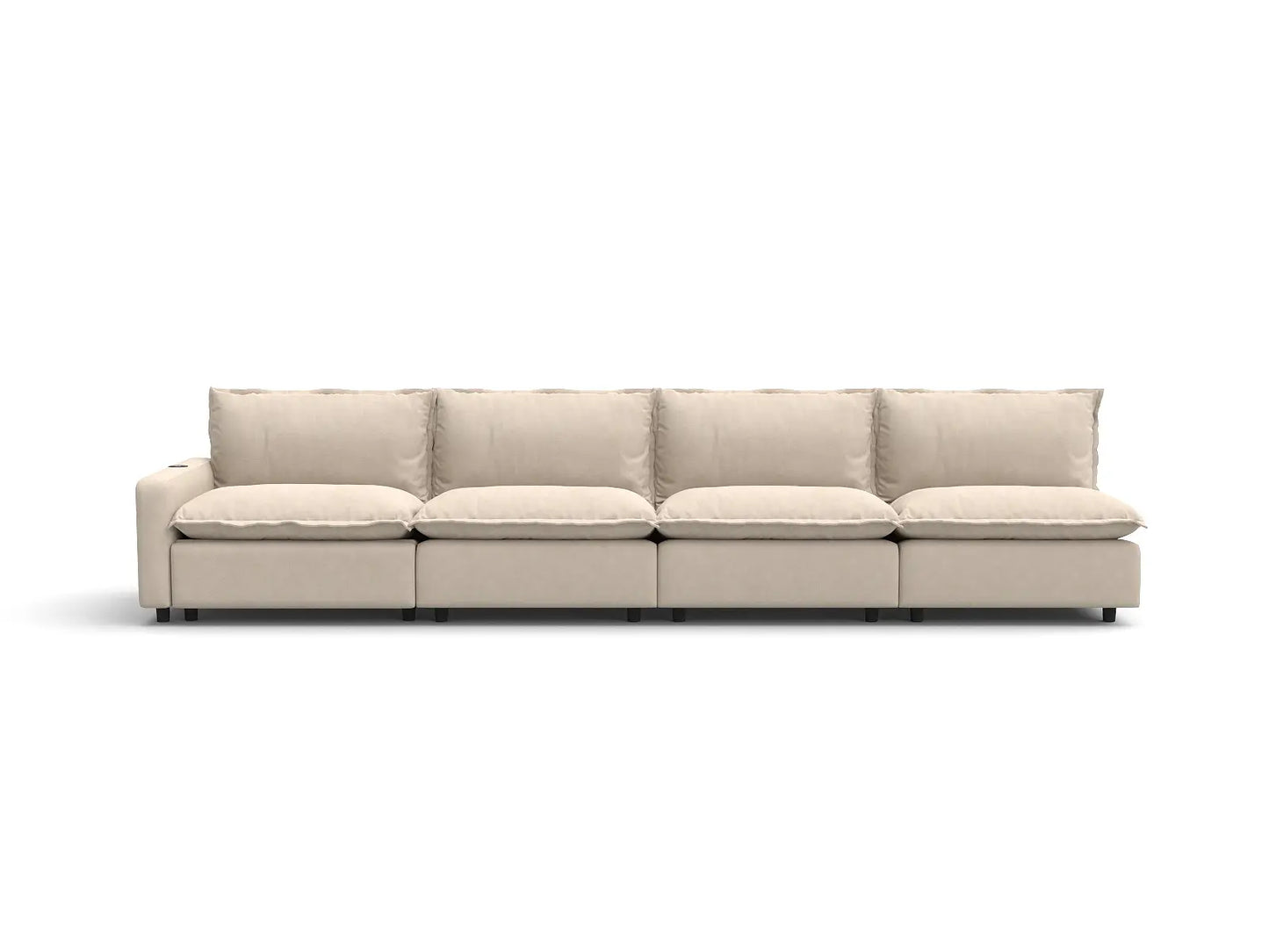 4 Piece Beige Linen Home Living Couch Sectionals 4 Seater 2 497d6363 6a0d 4185 ac0d 8d7923a8a076