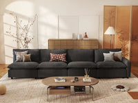 4 Piece Grey Linen Home Living Couch Sectionals 4 Seater 1 21c6a539 45b1 4b0e 8309 28b125d9305c