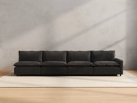 4 Piece Grey Linen Home Living Couch Sectionals 4 Seater 3 d3d6f594 059d 4344 98a4 dc2b35406259