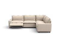 Modular Cero Reclining Sectionals | 4-Piece Beige Linen Home Living L-Shaped Sectionals 4-Seater