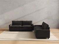 Modular Cero Reclining Sectionals | 4-Piece Grey Linen Large Space V-Shaped Sectionals 4-Seater