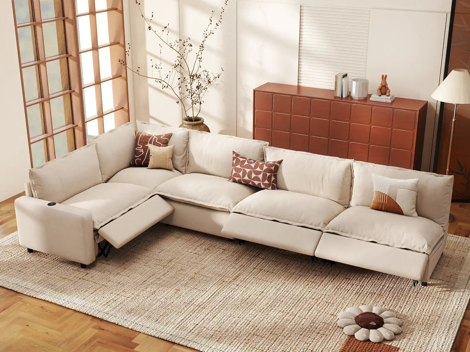 recliner sectional sofa