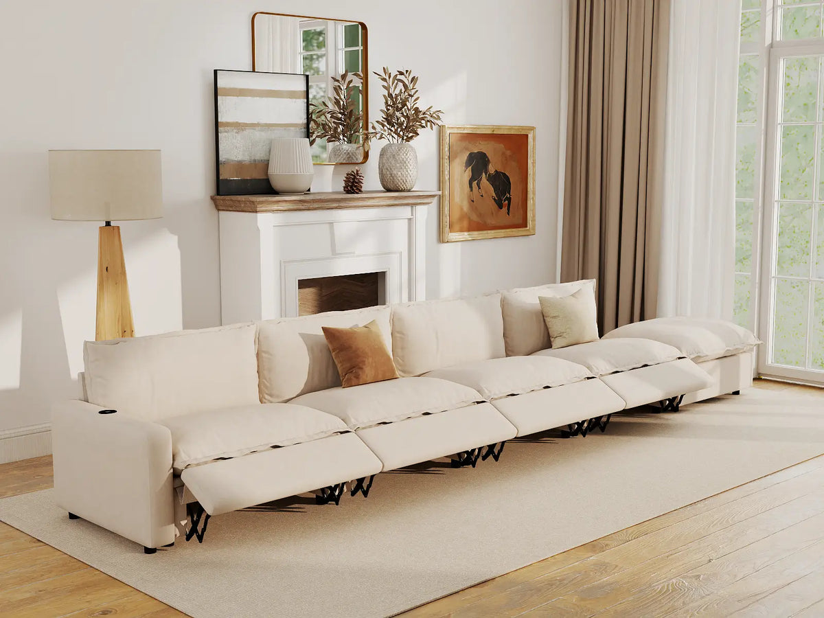 Sectional Recliner Couch