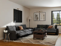 Modular Cero Reclining Sectionals | 5-Piece Grey Linen Home Living Corner Sectionals 5-Seater