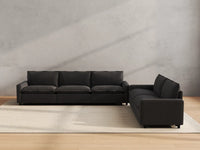 Modular Cero Modular Sectionals | 5-Piece Grey Linen Home Living Corner Sectionals 5-Seater