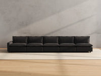 Modular Cero Reclining Sectionals | 5-Piece Grey Linen Home Living Couch Sectionals 5-Seater