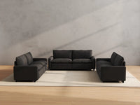 Modular Cero Reclining Sectionals | 6-Piece Grey Linen Grand Estate U-Shaped Sectionals 6-Seater