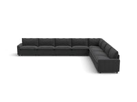 Modular Cero Modular Sectionals | 8-Piece Grey Linen Grand Estate V-Shaped Sectionals 8-Seater
