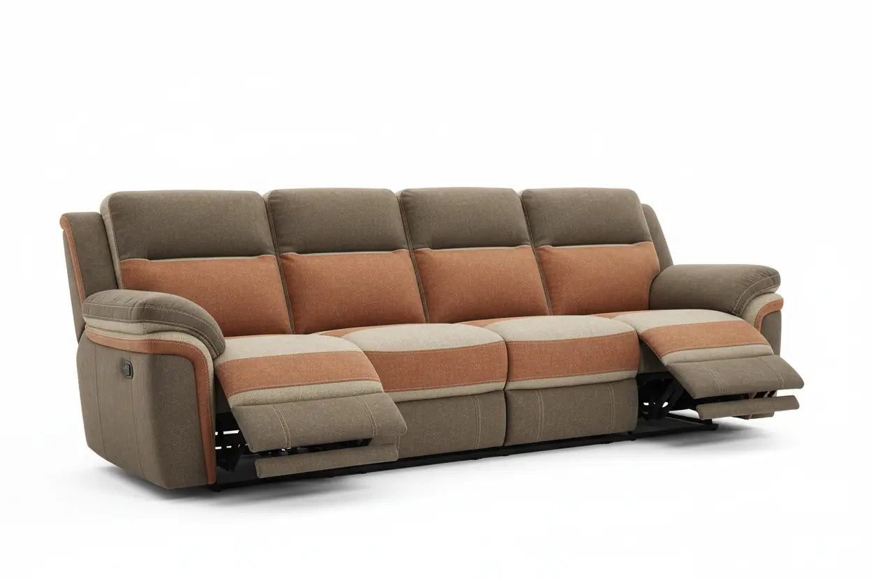 Ashley Furniture Linden 4-Seat Power Reclining Sofa