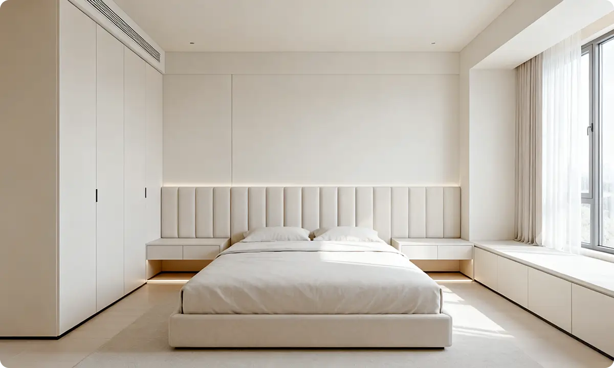 Bright Minimal Bedroom Retreat