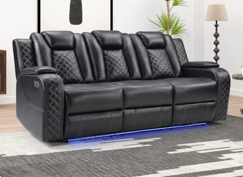 Cindy Crawford Home Aspen Court Power Reclining Sofa