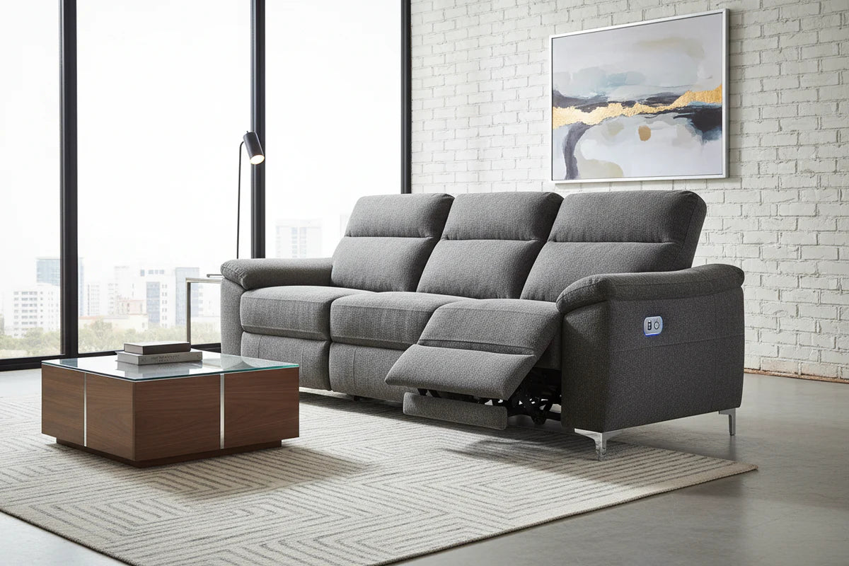Couchery Power Reclining Sofa with USB