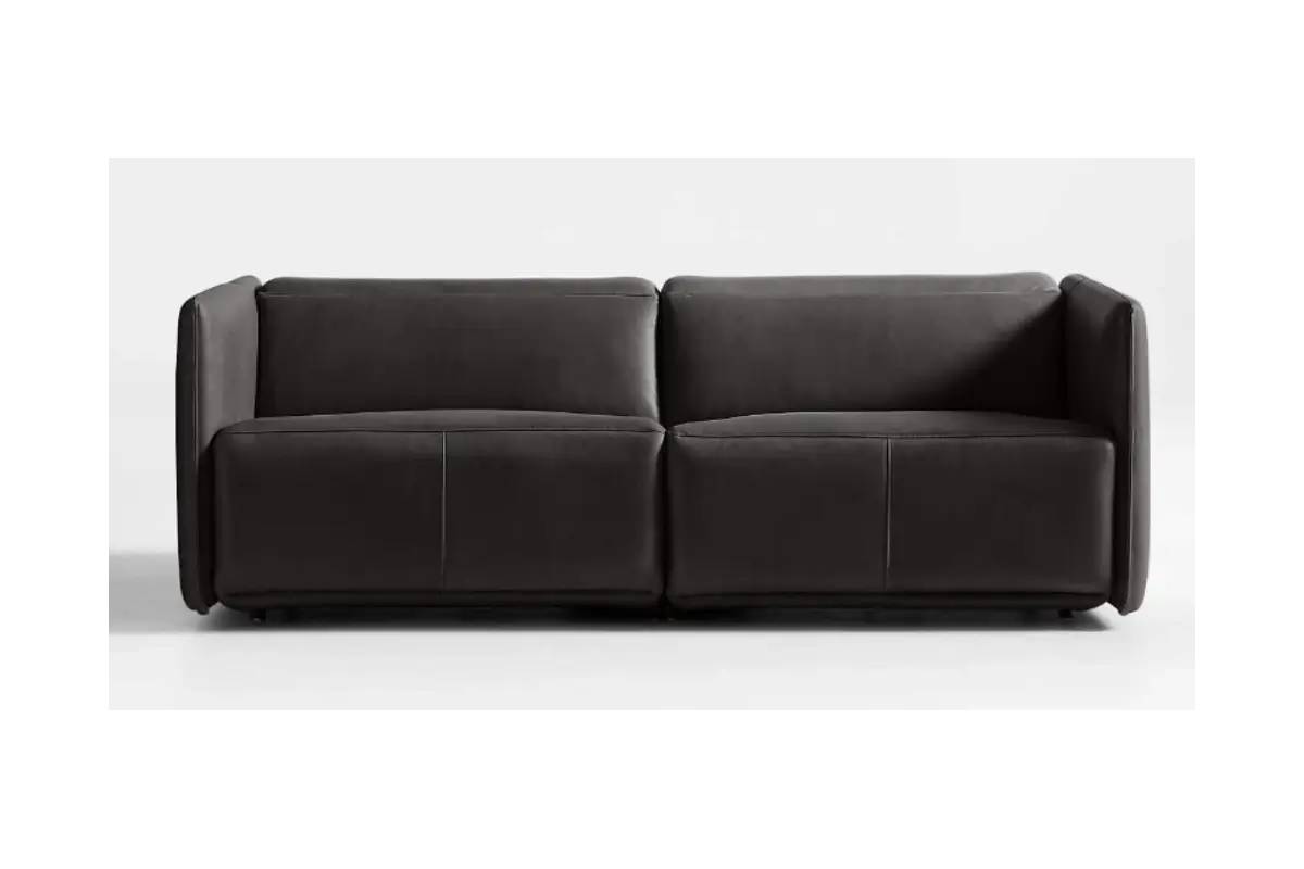 Crate & Barrel Leisure Power Recliner Sofa 84