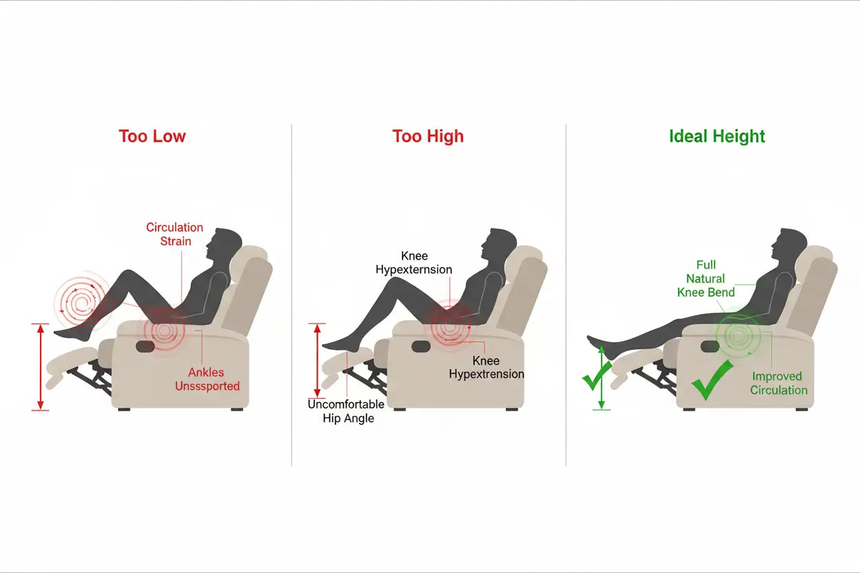 Footrest Height Mismatch