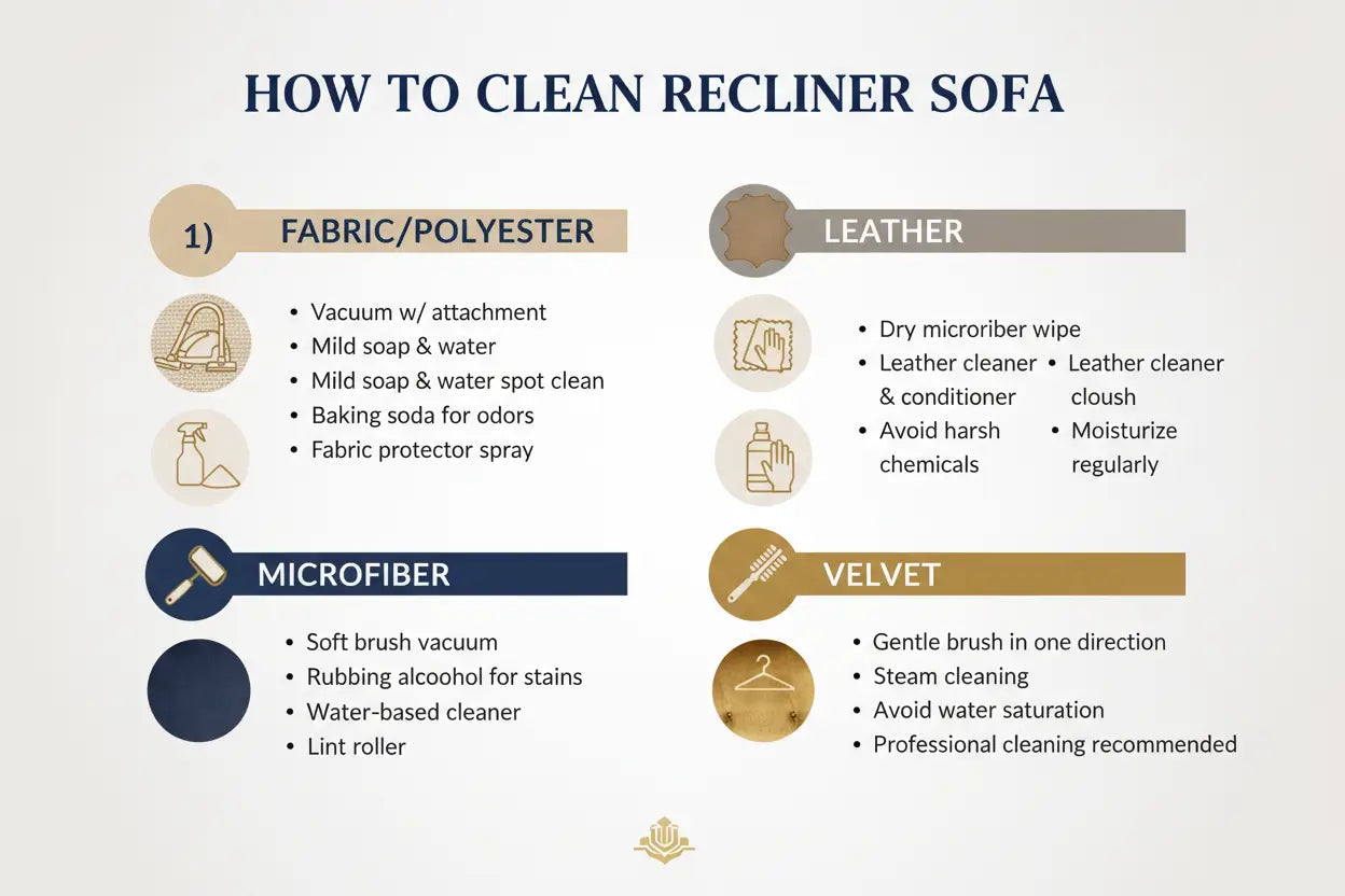 How to Clean a Recliner Sofa