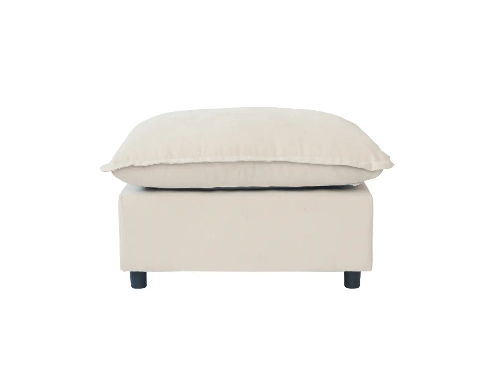 Step 2: Place the cushion on the ottoman to complete assembly